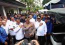 Gubernur Banten Andra Soni Dampingi Kapolri Tinjau Bakti Kesehatan dan Donor Darah Hari Bhayangkara ke-79