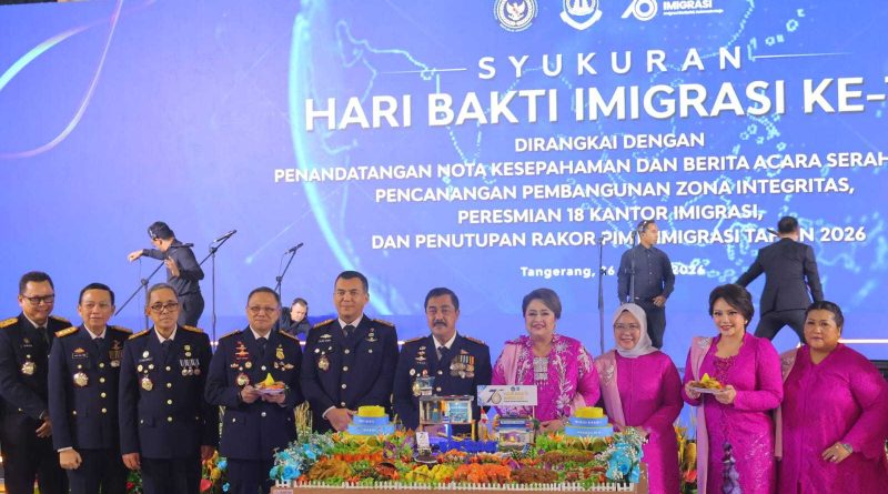 Menteri Imipas Tegaskan Peran Penjaga Kedaulatan dan Penggerak Pembangunan, pada Hari Bhakti Imigrasi ke-76