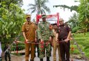 Dibangun TNI AD, Jembatan Garuda di Kampung Mayak Baros Diresmikan