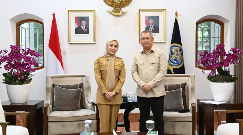 Temui Menhub, Bupati Serang Ratu Zakiyah Sampaikan Perbaikan PJU di Jalan Nasional