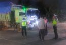 Tindak Lanjuti Perintah Kapolda Banten, Polres Serang Bersama Polsek Jawilan, Pol PP dan Dishub Sekat Truk ODOL Pengangkut Tambang di Cemplang