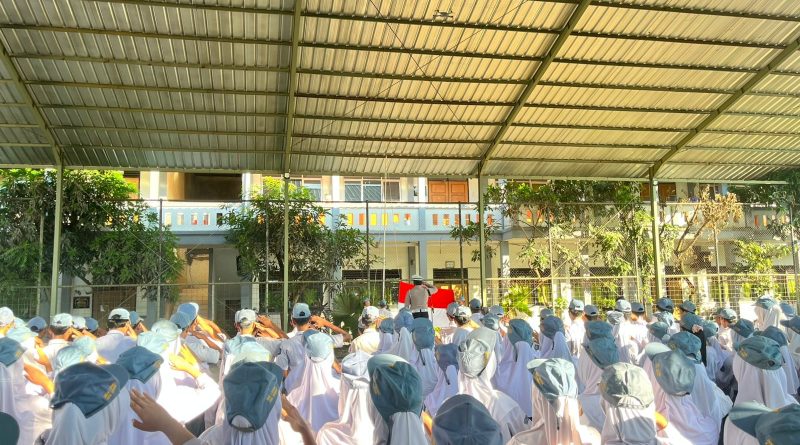 Satlantas Polres Serang Tanamkan Kesadaran Tertib Lalu Lintas dan Cegah Kenakalan Remaja di SMAN 1 Cikande
