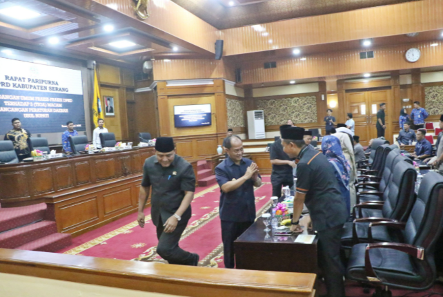 Fraksi DPRD Kabupaten Serang Setujui 3 Raperda Usul Bupati