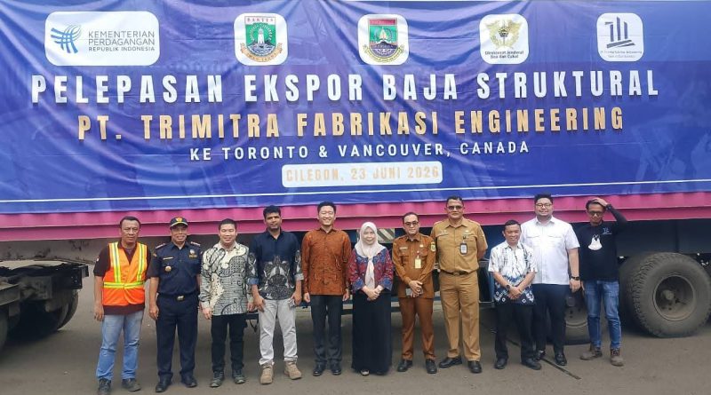 PELEPASAN EKSPOR BAJA STRUKTURAL PT. TRIMITRA FABRIKASI ENGINEERING KE TORONTO DAN VANCOUVER, KANADA