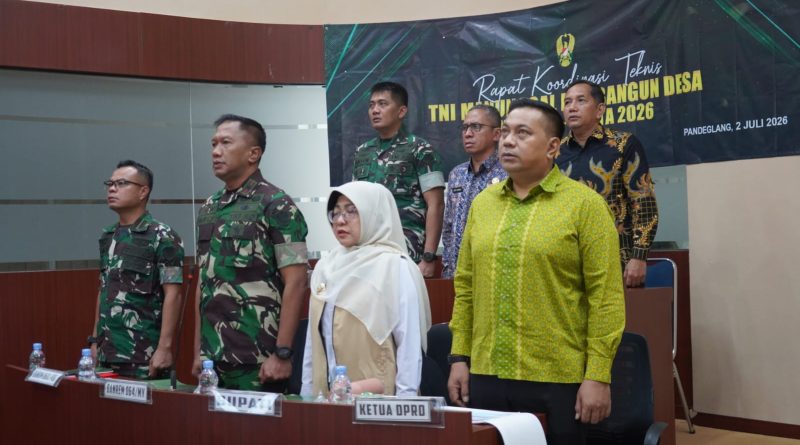 Danrem 064/MY Ikuti Rakornis TMMD Ke-129, Samakan Persepsi Sukseskan Program
