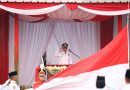 Upacara Penurunan Bendera Tutup Rangkaian HUT Ke-81 RI di Tangerang Selatan