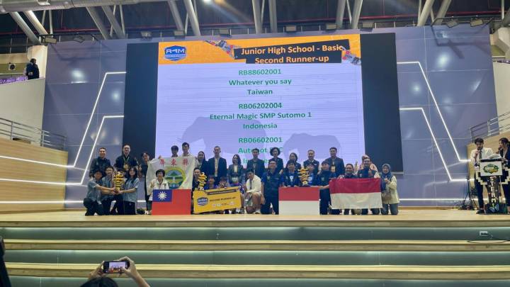 Tim Robotik SMP PGRI 2 Ciledug Kota Tangerang Meraih Prestasi Tingkat Internasional di Thailand