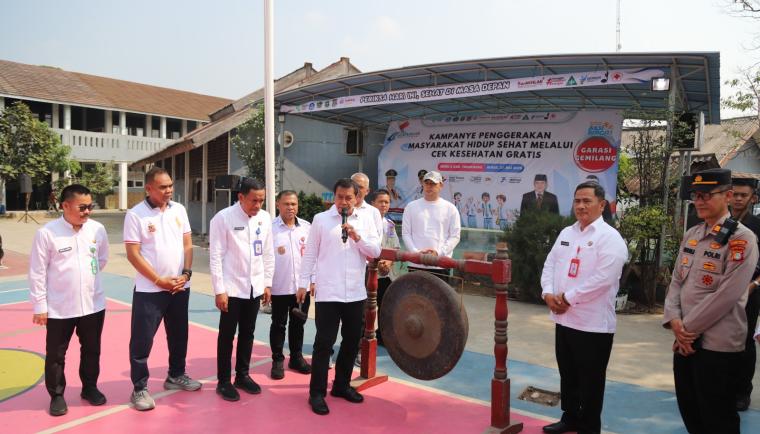 Tingkatkan Kesehatan Pelajar, Dinas Kesehatan Integrasikan CKG, Aksi Bergizi, dan Gemarikan di SMKN 2 Tangerang