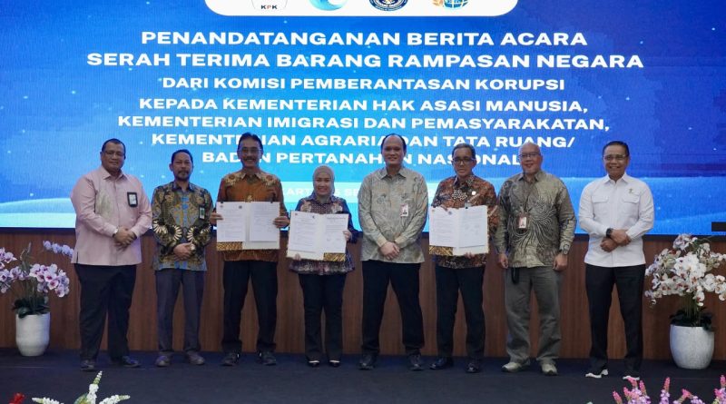 Terima Barang Rampasan Negara dari KPK, Sekjen ATR/BPN: Untuk Mendukung Layanan kepada Masyarakat