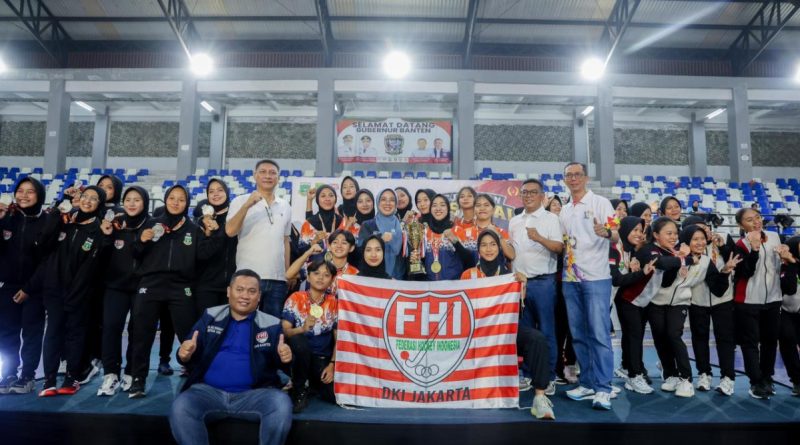 Kejurnas Hoki Indoor 2026 Sukses Digelar, Gubernur Banten Andra Soni Apresiasi Kinerja Panitia & Pengurus