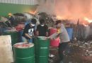 PECAK Polres Serang Gerak Cepat Tangani Kebakaran Gudang PT WPLI di Jawilan